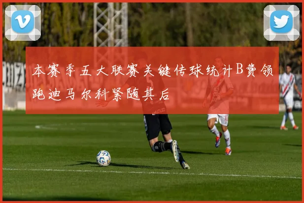 本赛季五大联赛关键传球统计B费领跑迪马尔科紧随其后